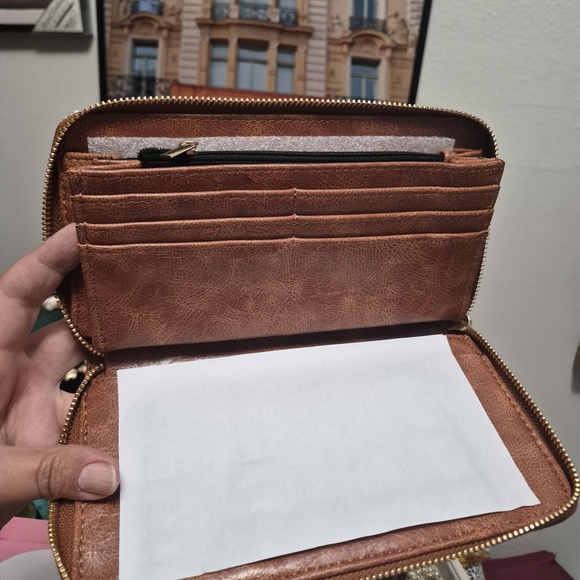 Betsey Johnson Brown Floral Clutch